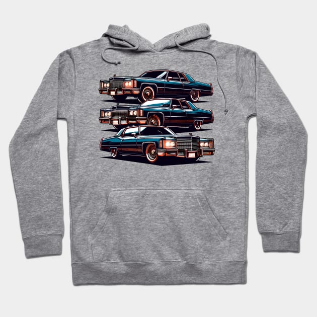 Cadillac Eldorado Hoodie by Vehicles-Art